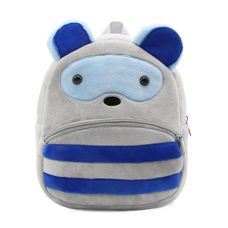 

Kindergarten Toddler Baby School Bags 3D Plush Stitch Animals Cartoon Backpack Gift Toy Kids Girls Boys Mini Small Schoolbag