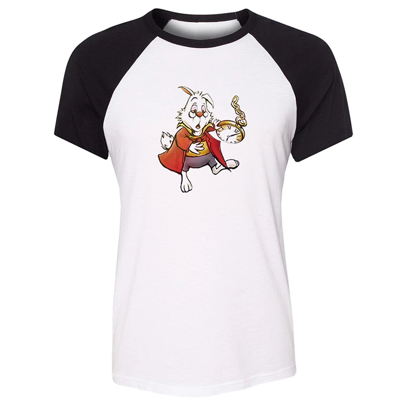 かわいいアリスかわいい白ウサギとチェシャ猫ポケモン Gengar 黄色のデザイン女性の女性のプリント Tシャツグラフィック Tシャツ Tシャツ Aliexpress
