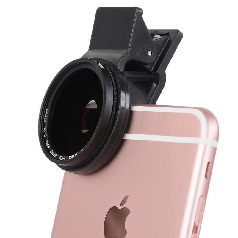 ZOMEI 37mm Clip Mobile Phone len Circular Polarizing CPL Filter for