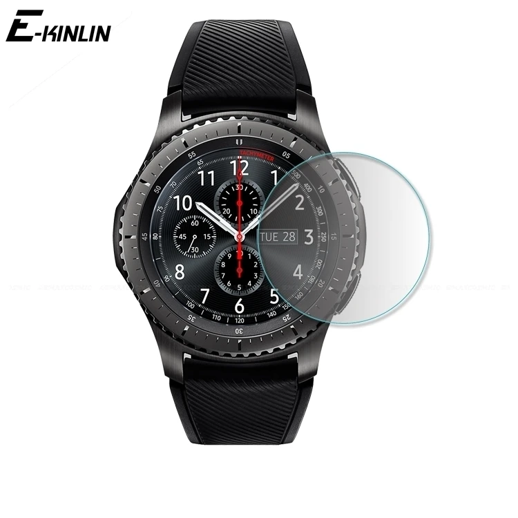 

Tough Screen Protector Tempered Glass For Samsung Galaxy Watch 46mm 42mm Gear S3 S2 Classic Frontier LTE Clear Protective Film