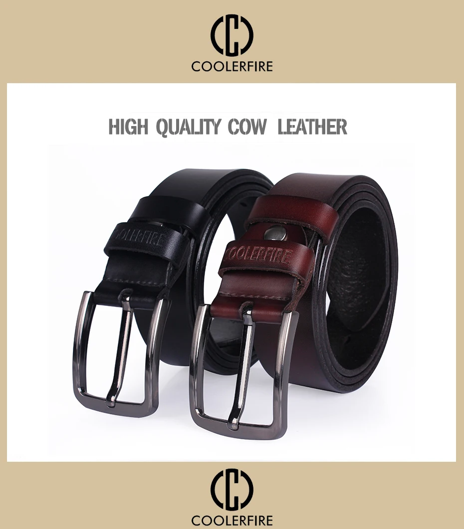 High Quality Men Designer Belt Genuine Leather 110-135