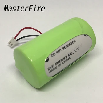 

5PCS/LOT EVE ER34615M type D intelligent water meter instrument electric flow meter PLC 3.6V lithium battery ER34615 batteries With Plug