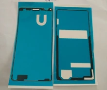 100set/Lot New LCD Frame Bezel Sticker+Back Battery Cover Case Tape Glue Adhesive For Sony Xperia Z3 Mini M55W Compact