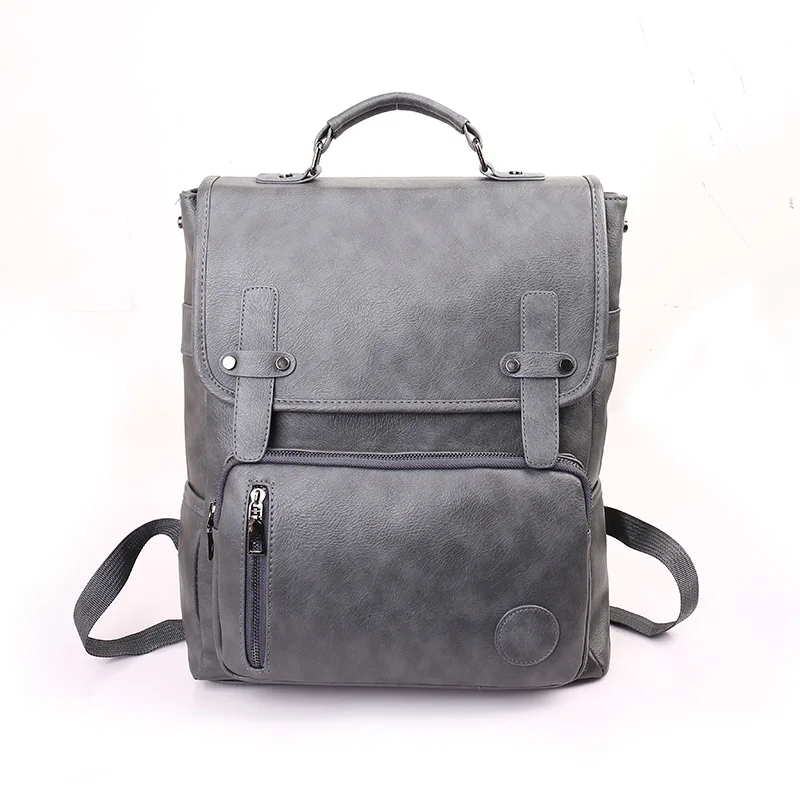 

2018 British Academy wind shoulder bag Korean version retro computer men's backpack female student book pack tide