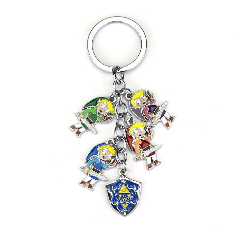 Hot The Legend of Zelda Keychain Metal Figures Pendent Key chains High
