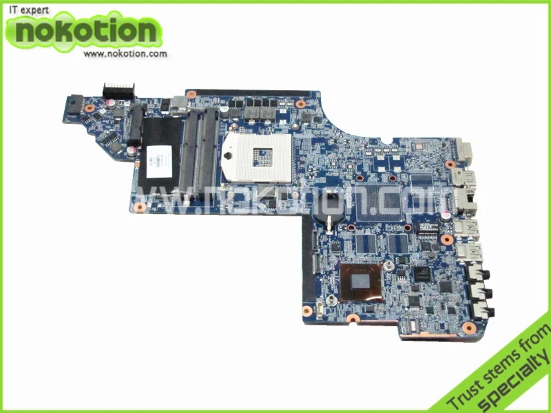 

NOKOTION 641485-001 Laptop motherboard For Hp Pavilion DV6-6000 Intel hm65 DDR3 Socket pga989 High quanlity Tested
