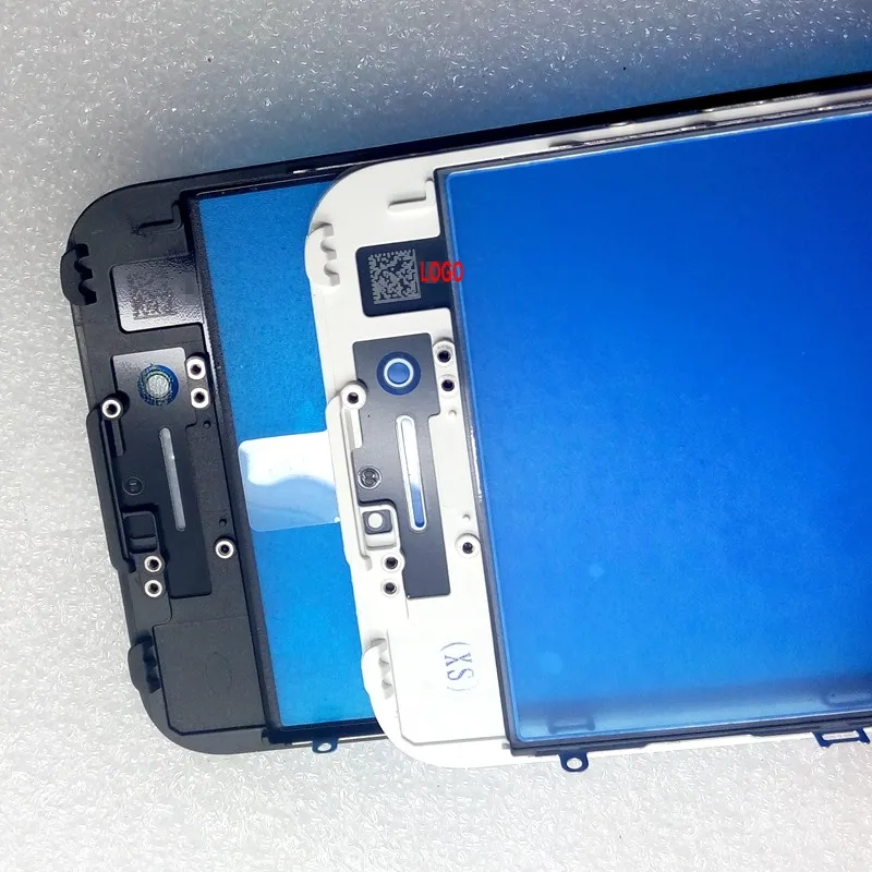 2 шт. Высокое качество Переднее внешнее стекло со средней рамкой для iPhone 7 + ободок