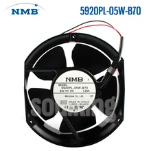 NMB-MAT NMB 5920PL-05W-B70 24 V 1.25A 17251 высокий объем воздуха металлический каркас Вентилятор охлаждения