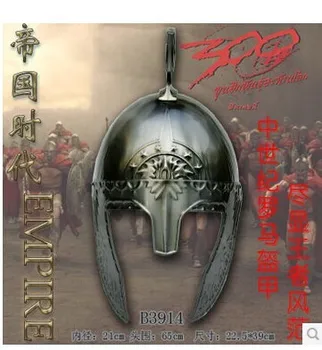 

Halloween Stage Performances Ancient Rome Hero Role Cosplay Metal Helmet Toy