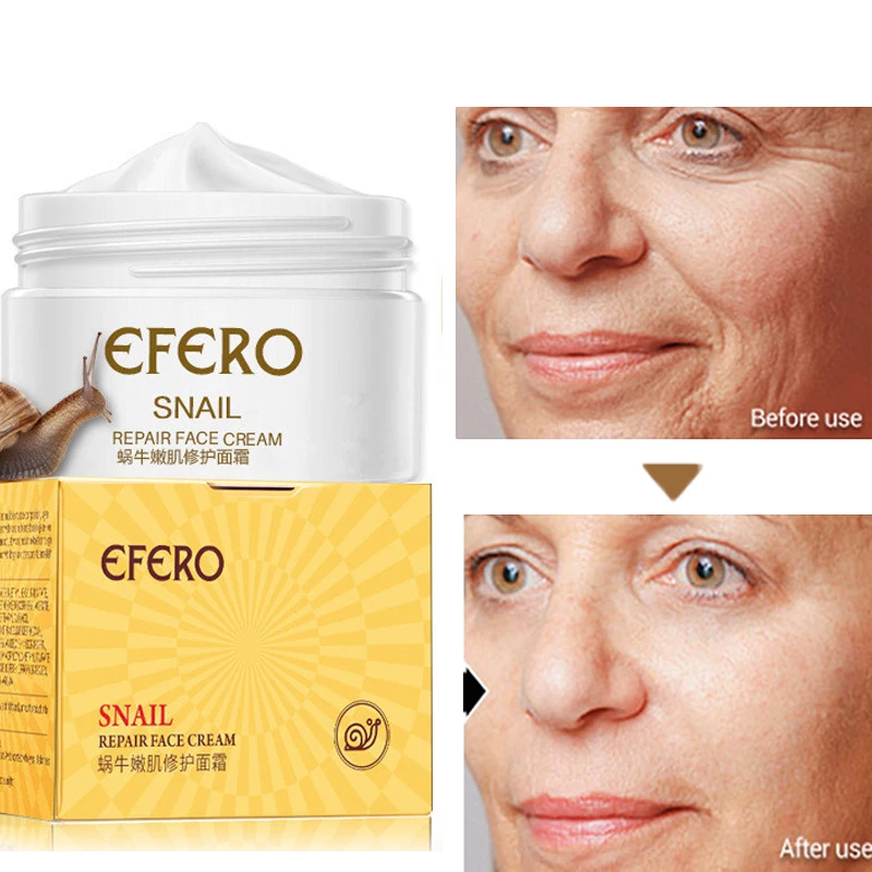 

Brand Whitening Snail Cream Anti Wrinkle Face Cream Repair Essence Anti Aging Moisturizing Skin Care Acne Treatment Shrink Pores
