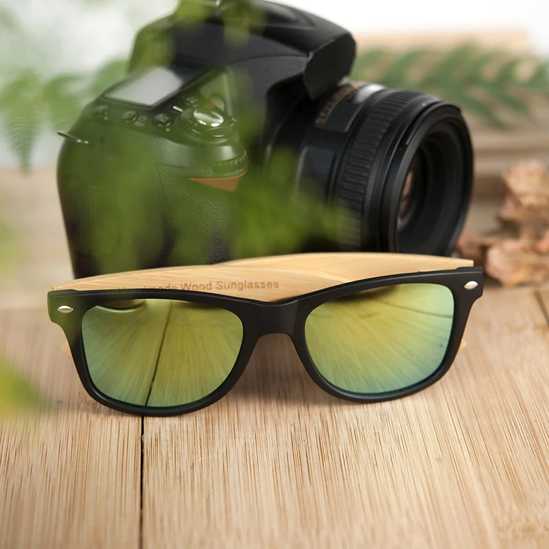 BOBO солнечные очки «Птица» для мужчин и женщин квадратные винтажные деревянные солнцезащитные очки черная оправа ретро поляризованные очки gafas de sol mujer