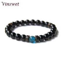 Men Bracelet Natural lava Wood Onyx Tiger Crystal Bead Bracelet Tibetan Buddha Yoga Mala Bracelet Homme Men Jewelry Gift For Men Men Bracelet Natural lava Wood Onyx Tiger Crystal Bead Bracelet Tibetan Buddha Yoga Mala Bracelet Homme Men Jewelry Gift For Men