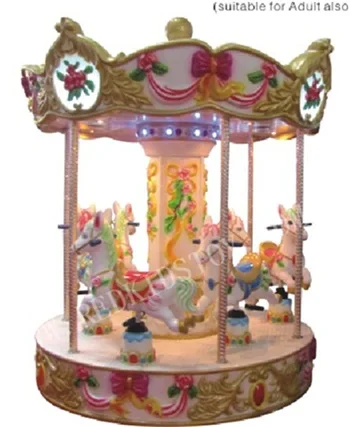 Электрическая карусель лошади Funfair электрические аттракционы Merry Go Round для взрослых и детей HZ16-273d