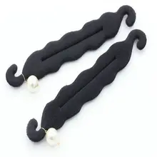 Для женщин Леди Черный Элегантный DIY заколки для волос с искуственным жемчугом инструменты заколка для волос, аксессуары для волос, повязки для волос, резинка для волос, обтянутая тканью; повязки-диадемы