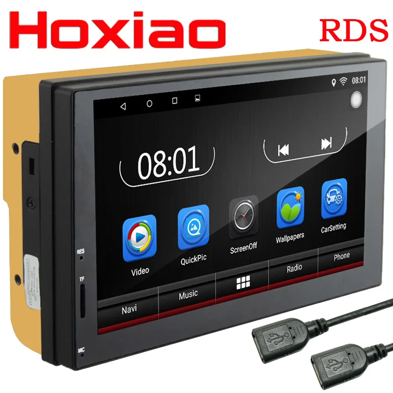 

2 Din gps Android 8.1 Car DVD radio Player 2GB 32GB Quad core multimedia Double Din for kia Ford Nissan Toyota Volkswagen Mazda
