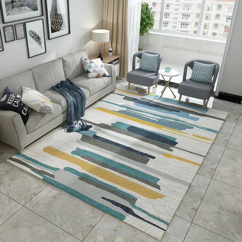 

Geometric Simplicity Carpet Home Carpets For Living Room Soft Rugs For Bedroom Sofa Coffee Table Rug Study Floor Mat Kids Mats