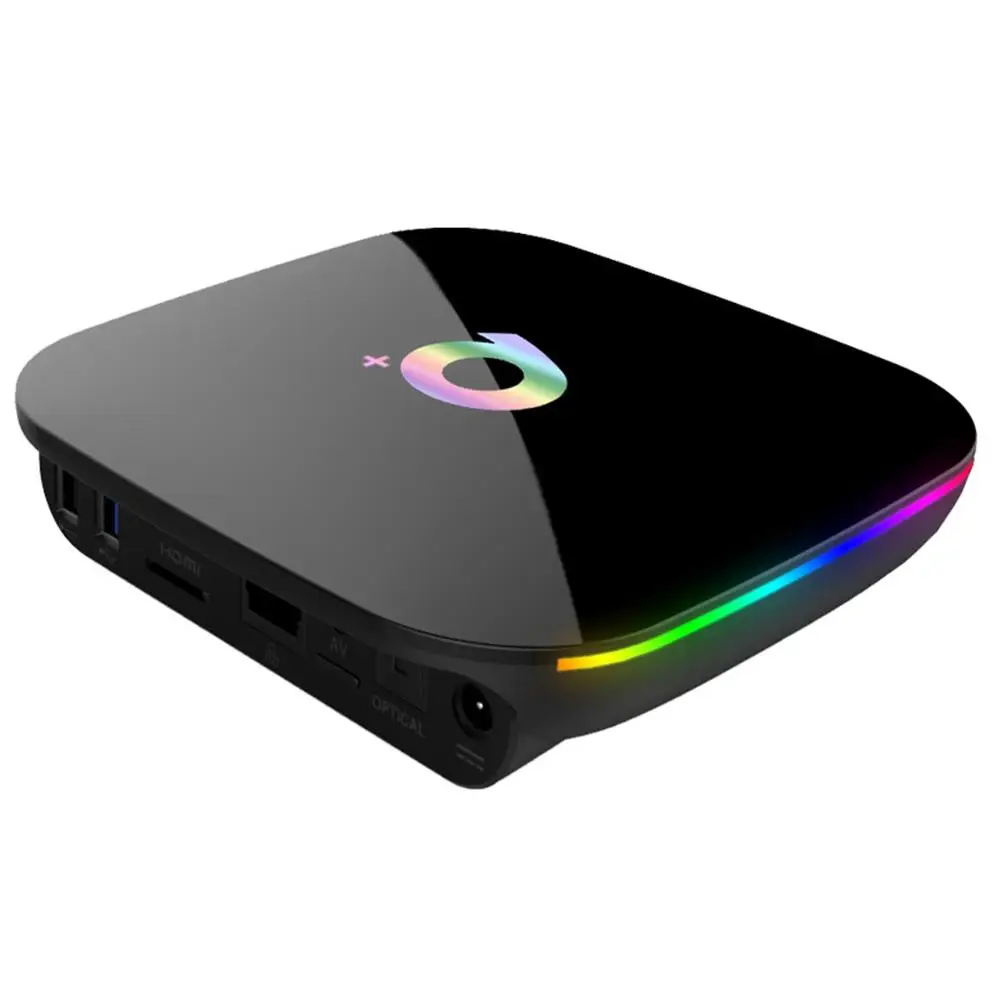 

Q-Box Plus Quad Core 4GB+64GB Android 9.0 Smart TV BOX WiFi HDMI 4K Set Top Box Smart Media Player TV Receiver play store