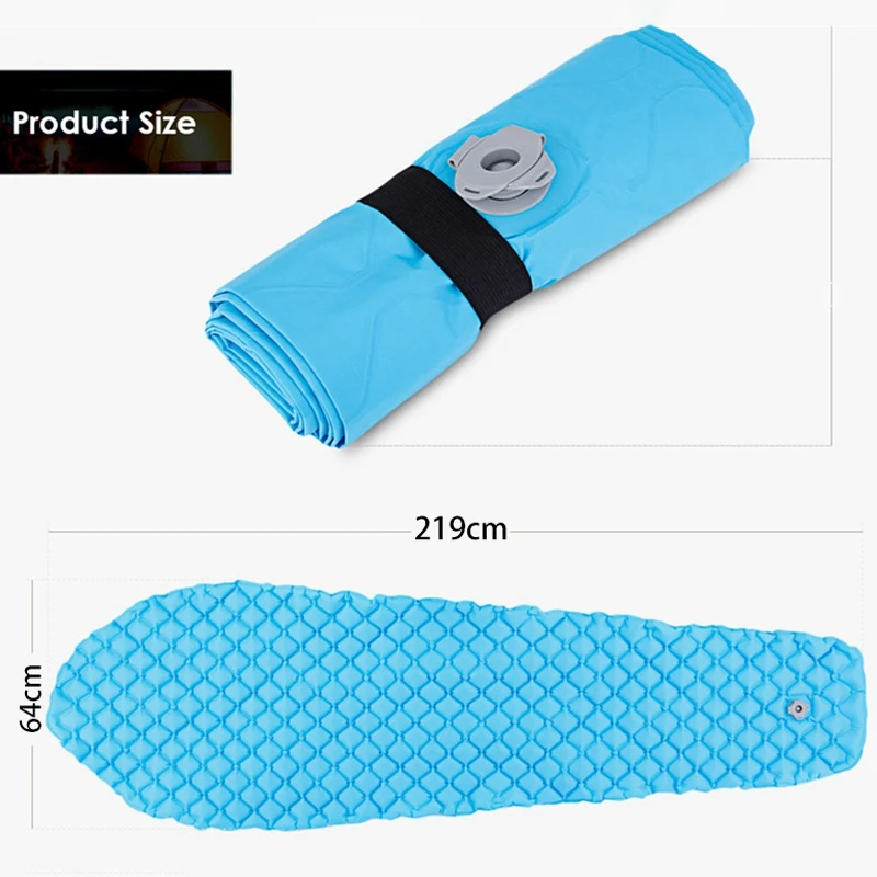 بلوفيلد 219 سنتيمتر x 64 سنتيمتر في الهواء الطلق التخييم وسادة سرير هوائي حصيرة نفخ واحد المومياء وسادة النوم التخييم حصيرة بلوفيلد 219 سنتيمتر x 64 سنتيمتر في الهواء الطلق التخييم وسادة سرير هوائي حصيرة نفخ واحد المومياء وسادة النوم التخييم حصيرة