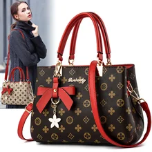 

Women Chains Top-handle Bags Hasp Girls Shoulder Bags Monogramed Fashion Crossbody Bag Vintage Brown Printing for American