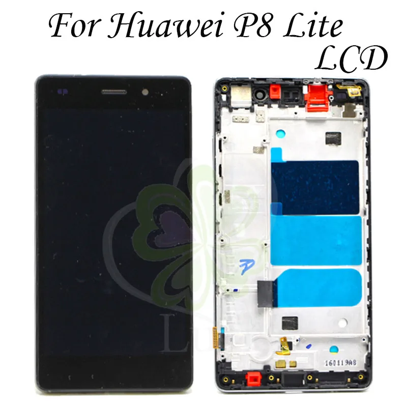 ЖК дисплей 720x1280 5 0 дюймов для Huawei P8 Lite с сенсорным экраном и дигитайзером в сборе