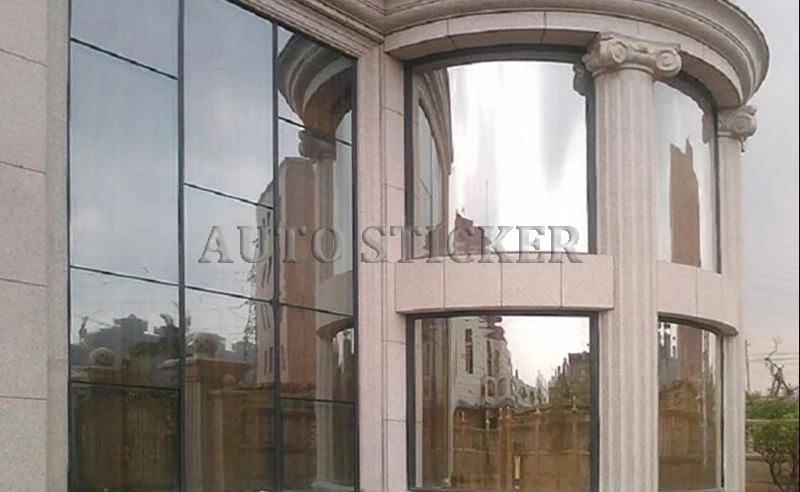 Solar Reflective One Way Mirror Silver window solar film 1