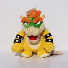 7 дюймов 18 см Super Mario Bros Купа Боузер плюшевые игрушки с биркой высокое качество подарок для детей