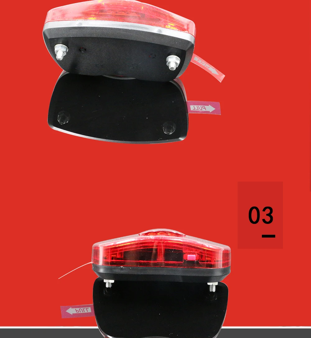 Excellent 3 LEDs Red Rear Light for Bike Bicycle Rear Rack Carrier Safety Warning Lamp Battery Bike Bicycle Lighting Cycling Accessories 6 Excellent 3 LEDs Red Rear Light for Bike Bicycle Rear Rack Carrier Safety Warning Lamp Battery Bike Bicycle Lighting Cycling Accessories 6