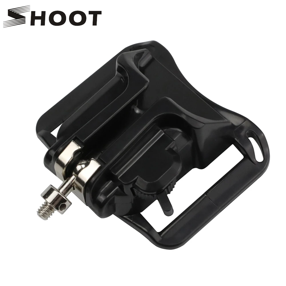 

SHOOT Waist Lock Buckle Mount for GoPro Hero 7 6 5 Yi 4k Nikon SJCAM H9r Camera Spider Holster Strap With 1/4" Screw Accessory