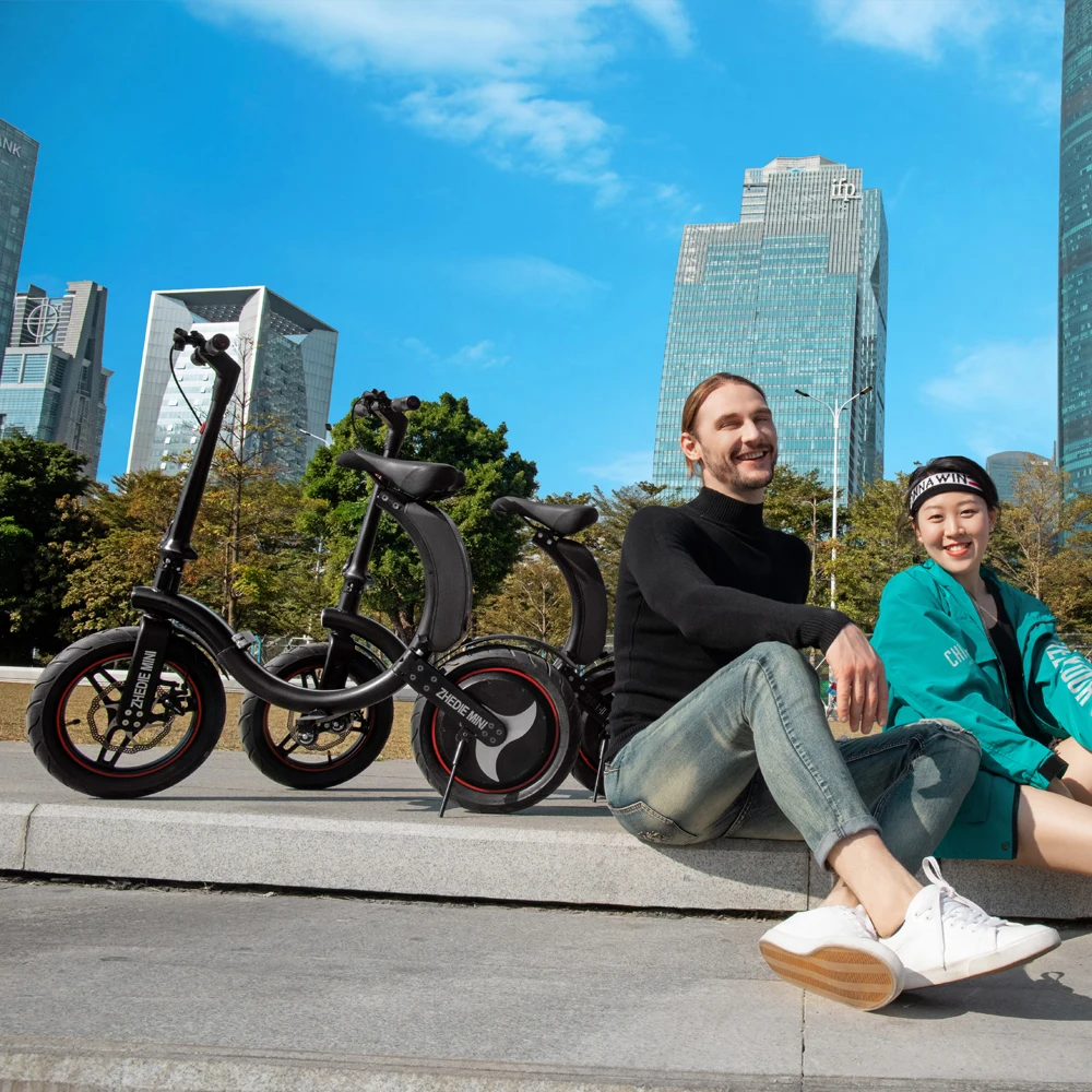 

30KM/H 36V 450W mini folding electric bike scooter with Towing mode