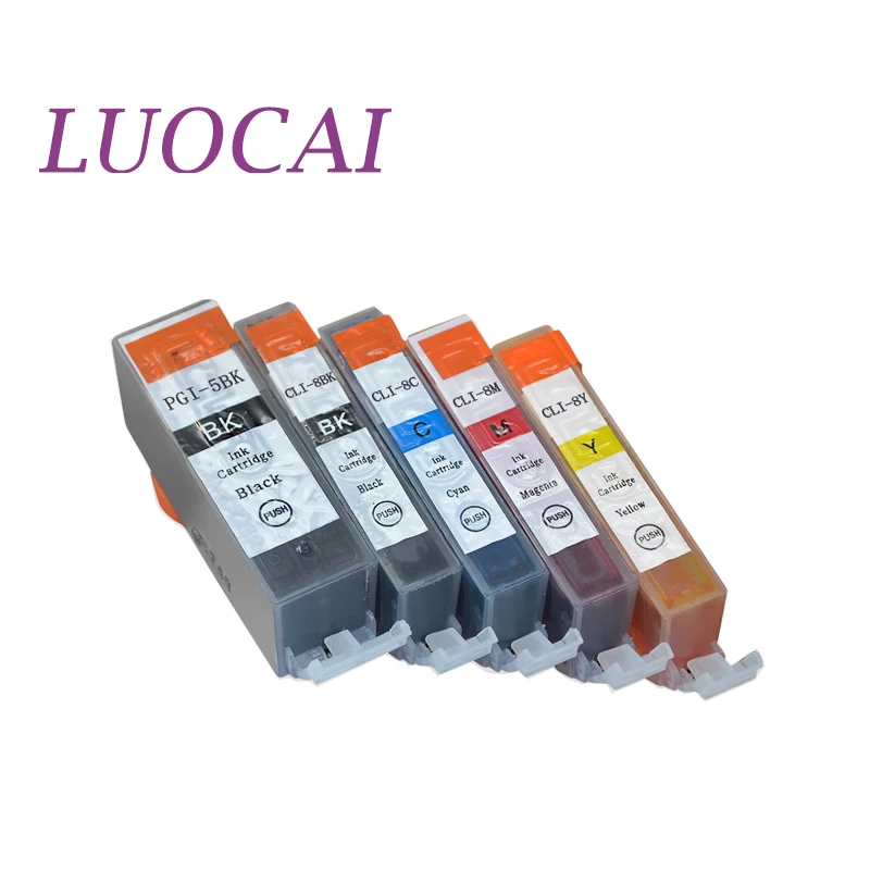 5 шт. совместимый чернильный картридж PGI5 CLI8 для принтеров Canon PIXMA IP4300 IP4500 IP4500X IP5200