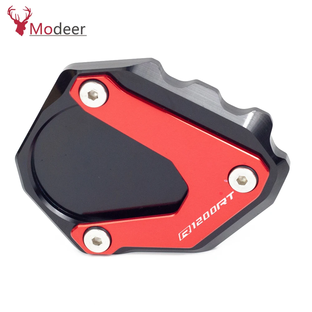 Motorcycle CNC Kickstand Foot Side Stand Extension Pad Support Plate Enlarge Stand For BMW R1200RT R1200 RT R 1200RT 2004-2018 (5)