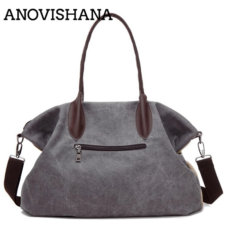 

ANOVISHANA New Arrival Canvas Crossbody Women Bag Handbag Brands Shoulder Portable Large Capacity For Graffiti Big Messenger Bag
