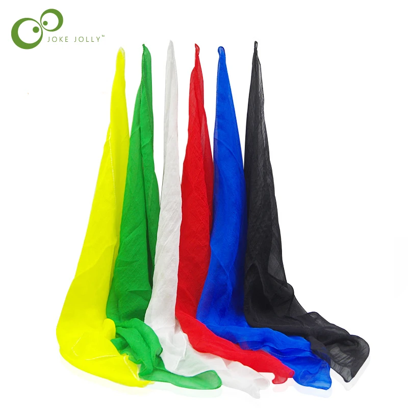 

ultra-thin Magic silk scarf new Magic Trick toys silk appearing for magic prop wholesale WYQ