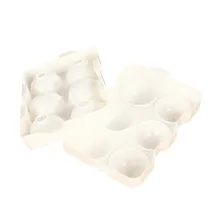 Лоток с формой для кубиков льда, шар льда, круглая силиконовая форма с крышкой, силиконовая форма для мороженого