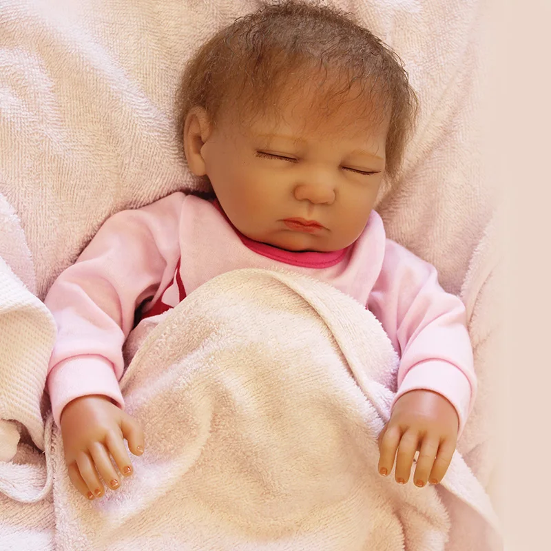 

Christmas Gift Soft Silicone Dolls Bjd Bebe Doll Reborn Toys Boneca Doll Silicone Completa for Girls Toys SDK-78R1 Reborn Baby