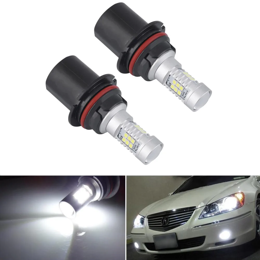 1 шт HID белые высокие Мощность 9007 HB5 2835 SMD 21 Вт светодиодный авто DRL Противотуманные фары лампы DC12V