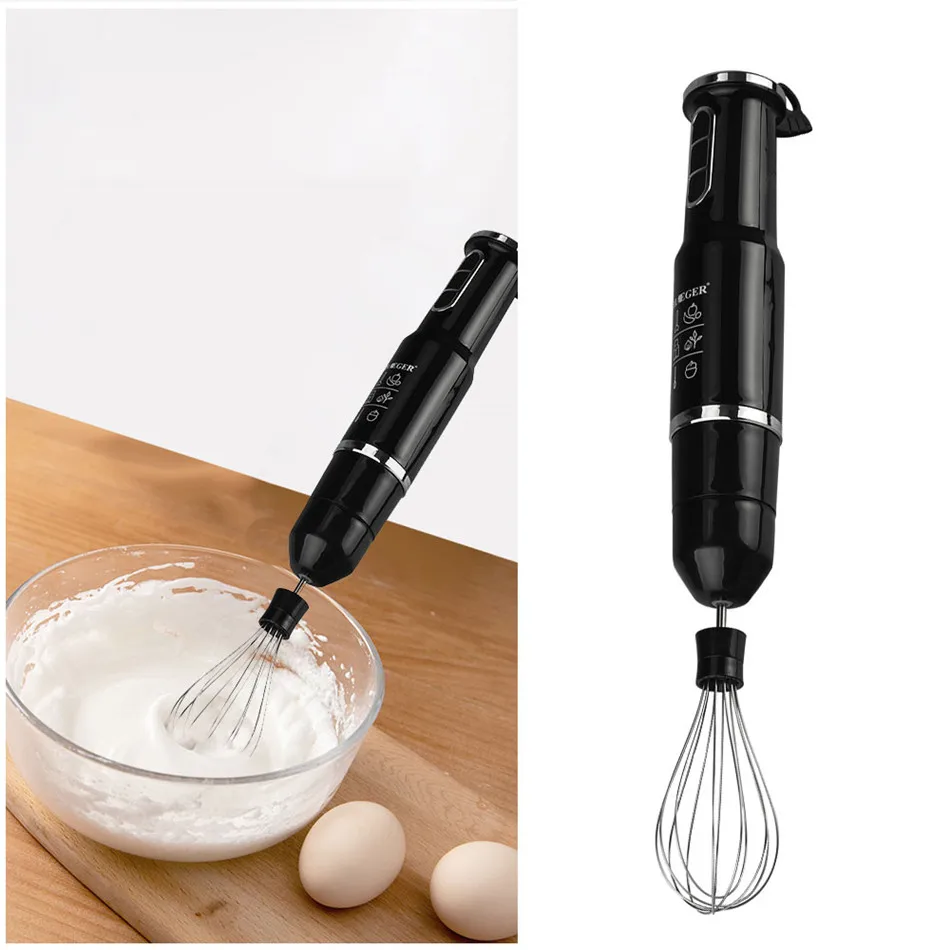 

Blender for Kitchen 4 In 1 Food Processor Stick with Chopper Whisk Electric Juicer Mixer Machine Kitchen household