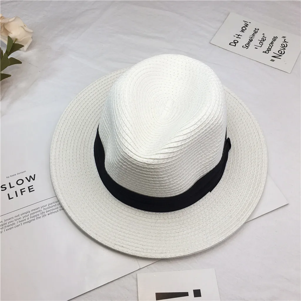 Женская Соломенная Панама с широкими полями, свернутая шляпа, Пляжная летняя шляпа, женская соломенная шляпа, большой широкий пляжный навес, шляпа, складная солнцезащитная Кепка, солнце