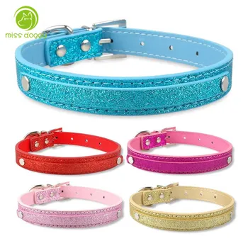 

Personalized DIY Name Dog Collars Bling Pet Dog Collar With Diamond Buckle Puppy Cat Letters Charms For Teddy French Bulldog