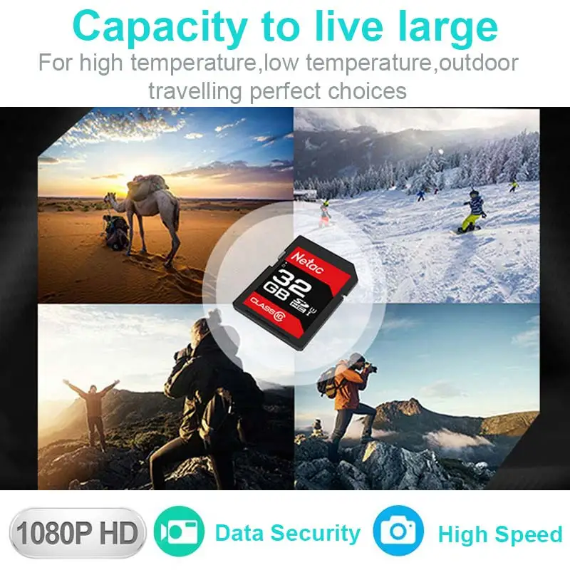 Netac SD Card 16GB Memory Card High Speed Up to 90MBs Full HD 4K DJ Music Dropshipping carte sd 16gb for Digital DSLR Camera (5)