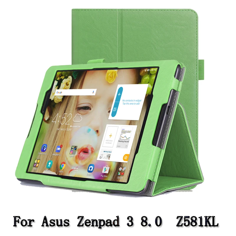 

PU case Z581KL Leather Case Stand For Asus Zenpad 3 8.0 Z581KL clamshell Case Protective Shell Z581KL Case +gift
