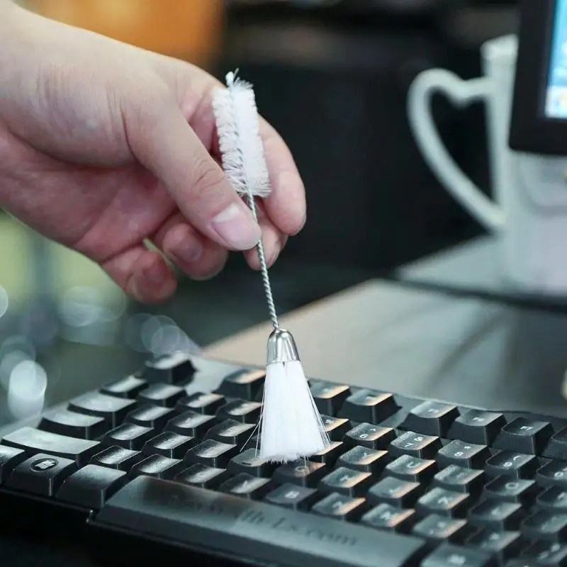 2 шт. щетка для чистки двухсторонней швейной машины щетки для чистки клавиатуры щетка для чистки пыли Инструменты для чистки DIY
