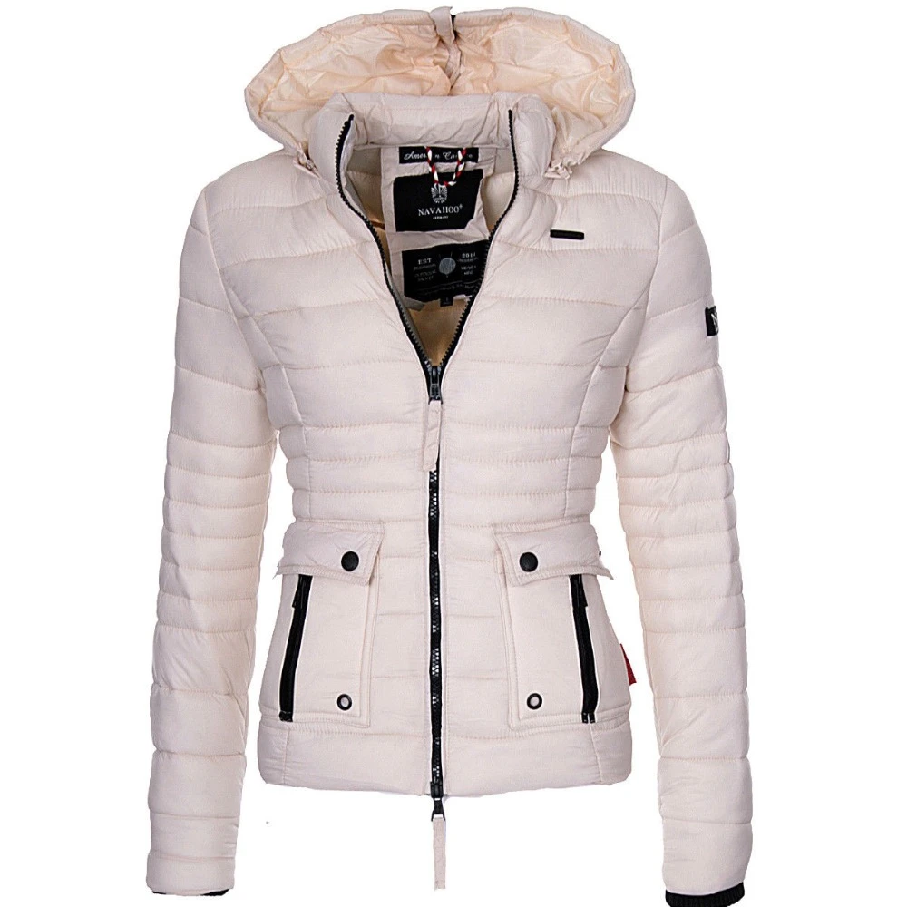 slim fit parka womens