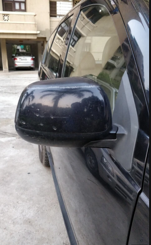 

CAPQX For Mitsubishi Outlander EX 08-12 Outside rearview Mirror Cover Rear View Mirror Cap Shell House without turn light cover
