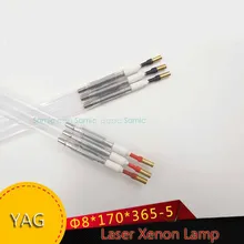 Лазерная ксеноновая лампа Xe 8*170*365-5 для резки оптического волокна сварочная маркировочная машина YAG части Аксессуары