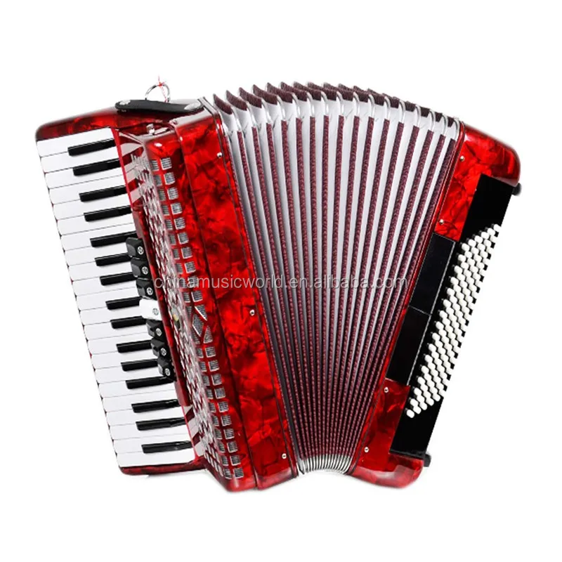 37keys 96Bass Piano Accordion AFA-36 Red color Afanti Music
