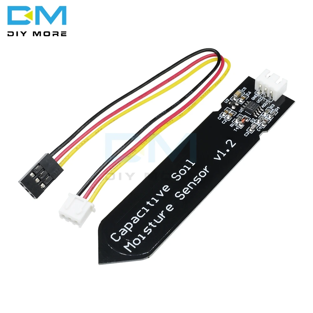 

Capacitive Soil Moisture Reed Magnetron Sensor 3.3~5.5V Wide Voltage Corrosion Resistant For Arduino Module Switch Board Wire