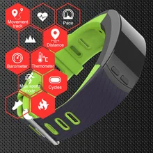 Новейшая мода 0,96 дюймов цветной экран водонепроницаемые спортивные наручные часы gps движение пульсометр монитор сна для IOS и Android