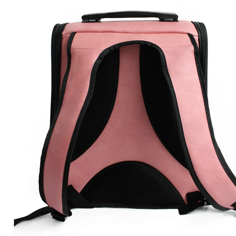 High Quality Leather Space Capsule Pet Cat Backpack Bubble Window for Kitty Puppy Small Dog Carriers Crate Outdoor Travel Bags7