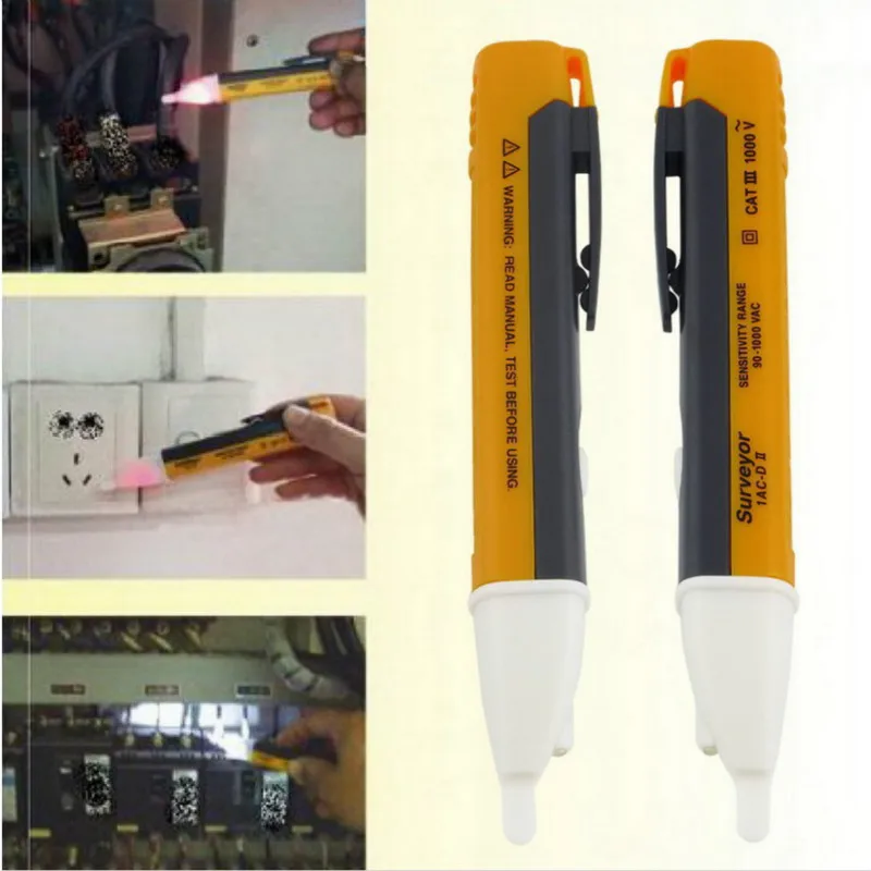Non-contact Test Pencil 1AC-D Electroscope Safety Sensor Electric Pen Multi-function with LED Lights Non-contact Test Pencil 1AC-D Electroscope Safety Sensor Electric Pen Multi-function with LED Lights